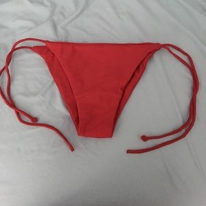 New worn hippies & housewives red bikini bottom